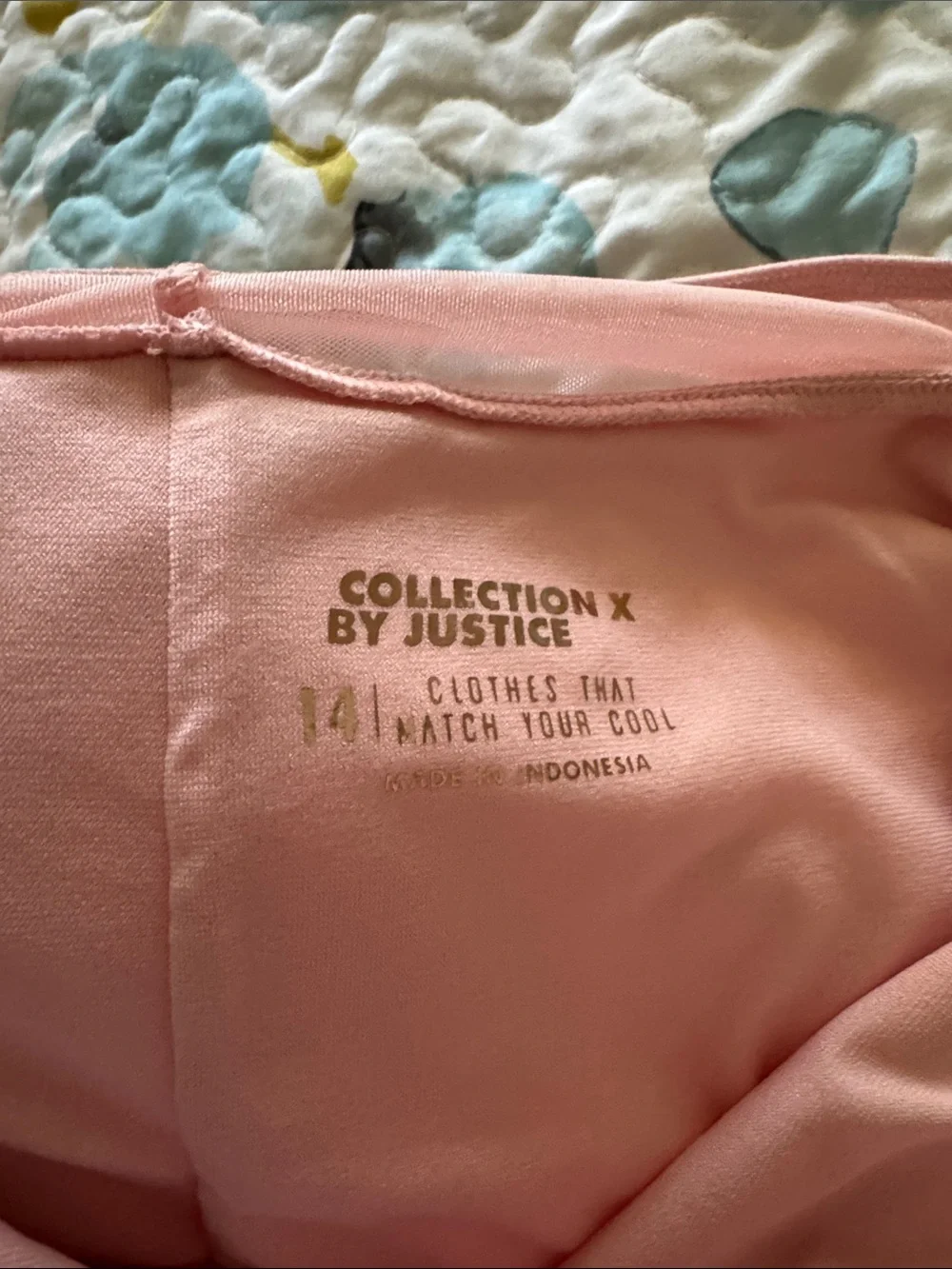 Justice Pink Long-Sleeve Dance Leotard